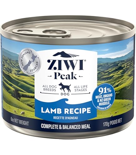 Amazon | ZIWI ドッグ缶 マッカロー&ラム 390g | ZIWI(ジウィ